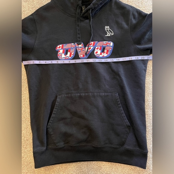 Mens OVO Flag Runner Pullover Hoodie Octobers Very Own - Picture 5 of 8